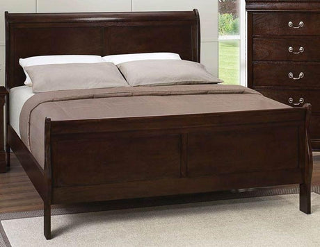 Louis Philippe Rich Cappuccino 3 Piece Queen Sleigh Bedroom Set - 202411Q-3Set | Coaster