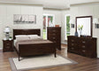 Louis Philippe Rich Cappuccino 3 Piece Queen Sleigh Bedroom Set - 202411Q-3Set | Coaster