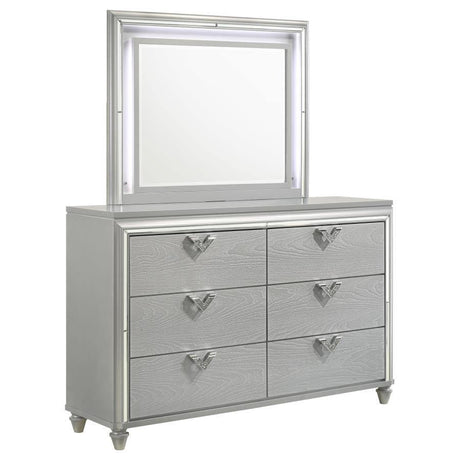 Dresser - Light Silver - Home Elegance USA