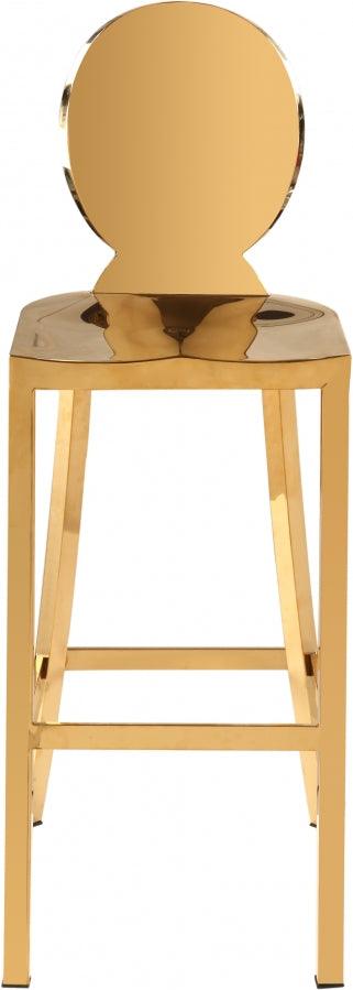 Meridian Furniture - Maddox Bar Stool In Gold - 706