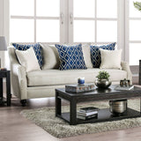 Nefyn - Sofa & Loveseat - Ivory - Home Elegance USA