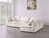 Serene - Cloud Modular Sectional 4 Piece - Cream - Home Elegance USA