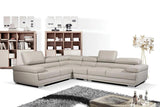 2119 Modern Italian Leather Sectional By Esf Furniture - ESF Furniture