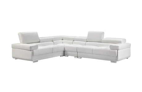 2119 Modern Italian Leather Sectional | ESF | Home Elegance USA