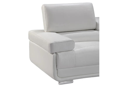 2119 Modern Italian Leather Sectional | ESF