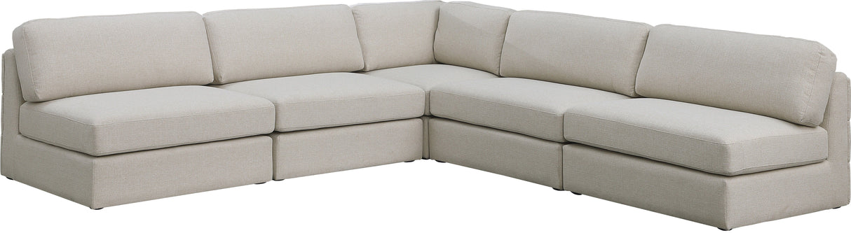 Beckham - Modular Sectional - Beige - Fabric - Home Elegance USA