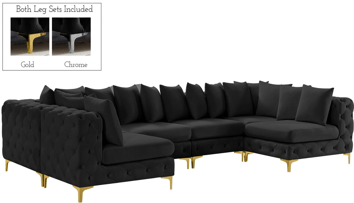 Tremblay - Modular Sectional 6 Piece - Black - Modern & Contemporary - Home Elegance USA