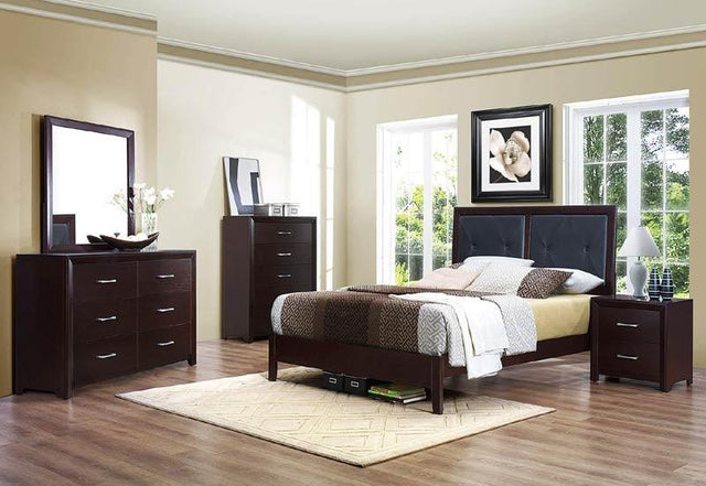 Homelegance - Edina 6 Piece Queen Bedroom Set - 2145-1-6Set