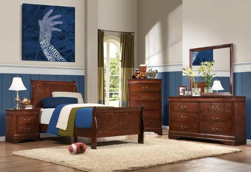 Homelegance - Mayville 5 Piece Eastern King Bedroom Set - 2147K-1Ek-5Set