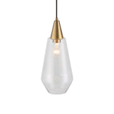 Uttermost Eichler Antique Brass 1 Light Mini Pendant - Home Elegance USA