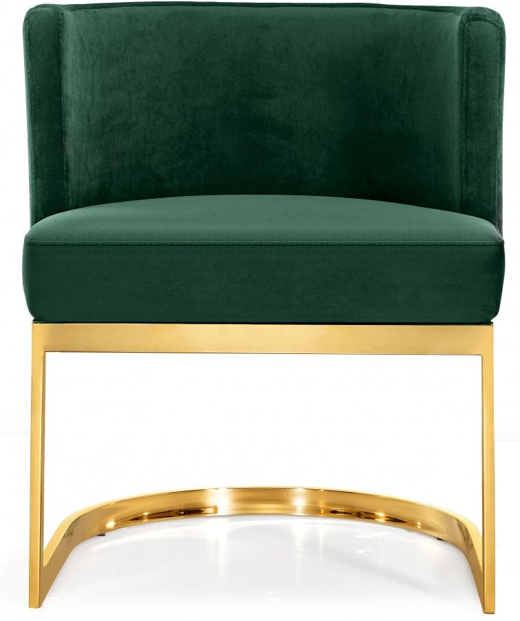 Meridian Furniture - Gianna Velvet Dining Chair In Green (Set Of 2) - 718Green-C