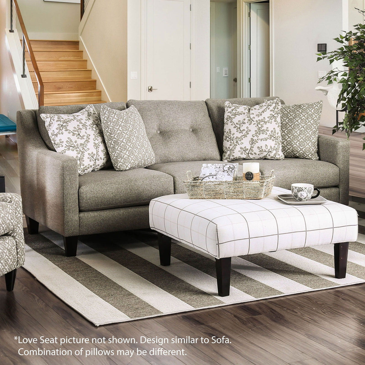 Dorset - Sofa & Loveseat - Light Gray - Home Elegance USA