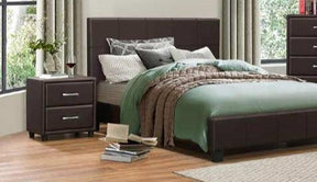 Lorenzi 3 Piece Queen Bedroom Set 2220Dbr-1-3Set | Homelegance