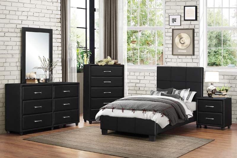 Homelegance - Lorenzi 5 Piece Twin Size Bedroom Set - 2220T-1-5Set