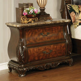 Coaster Furniture - Exeter 2-Drawer Nightstand Dark Burl 222752