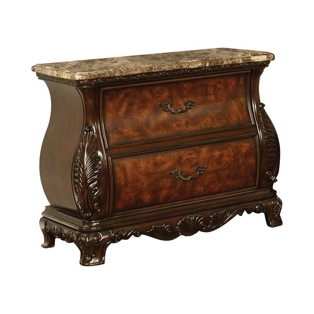 Coaster Furniture - Exeter 2-Drawer Nightstand Dark Burl 222752