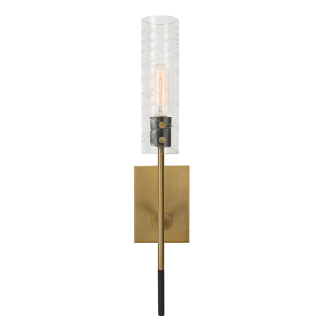Uttermost Telesto 1 Light Brass Sconce - Home Elegance USA