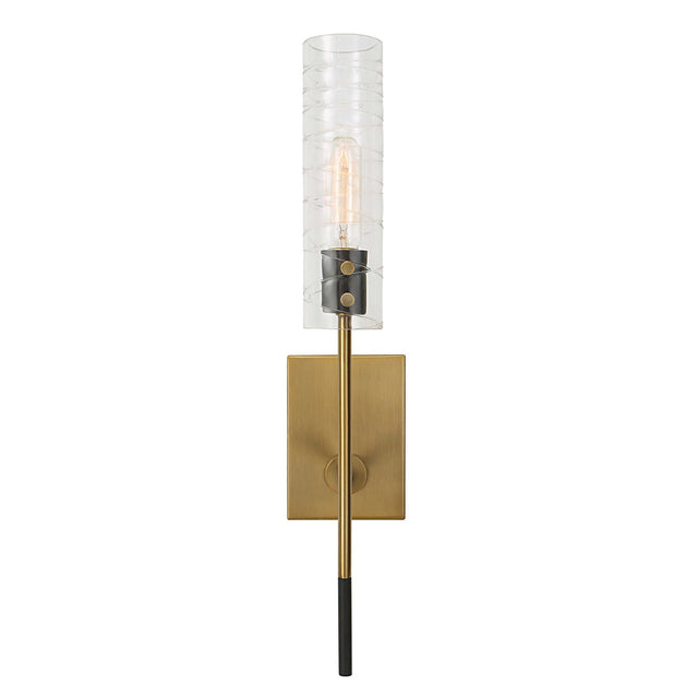 Uttermost Telesto 1 Light Brass Sconce - Home Elegance USA