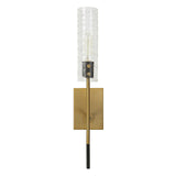 Uttermost Telesto 1 Light Brass Sconce - Home Elegance USA