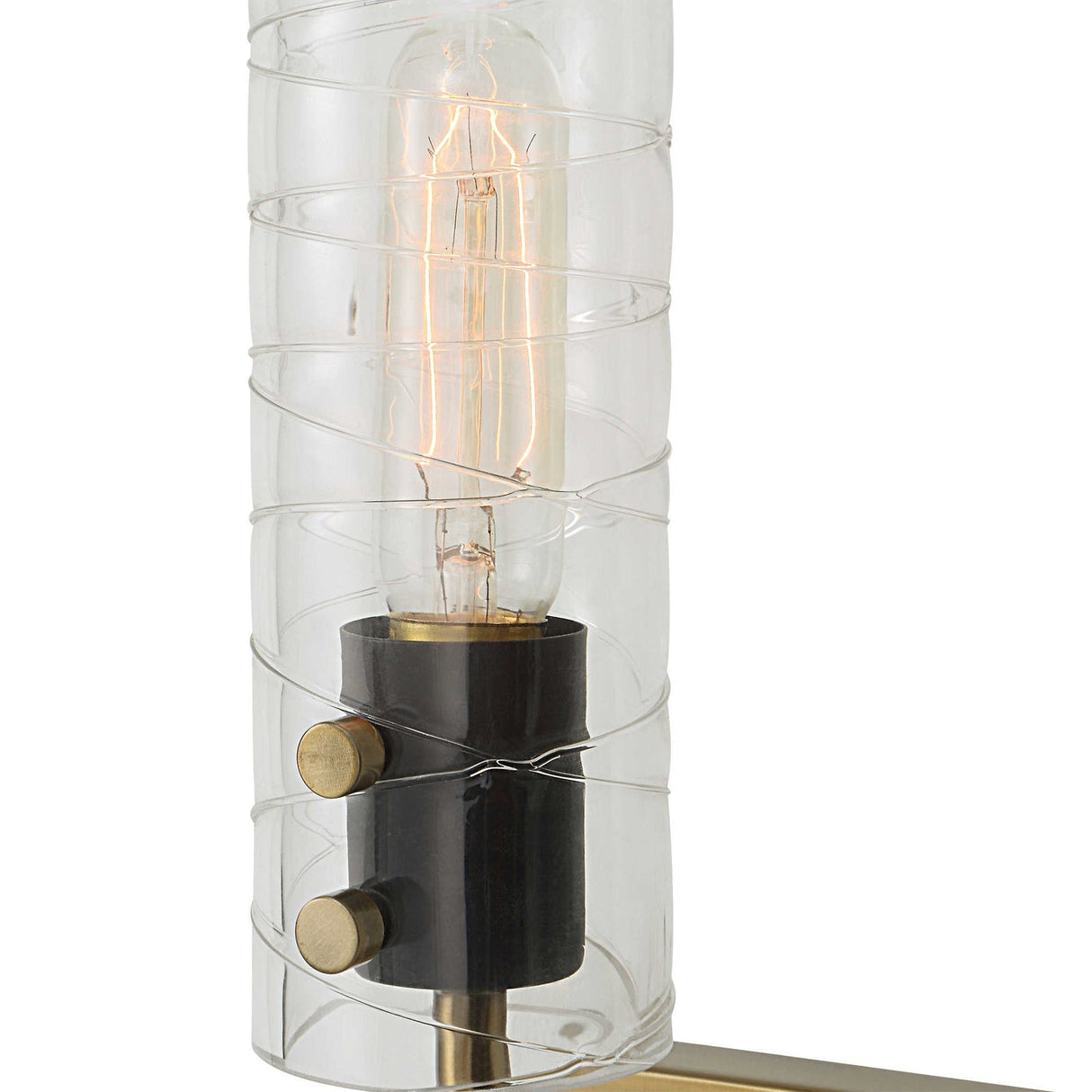 Uttermost Telesto 1 Light Brass Sconce - Home Elegance USA