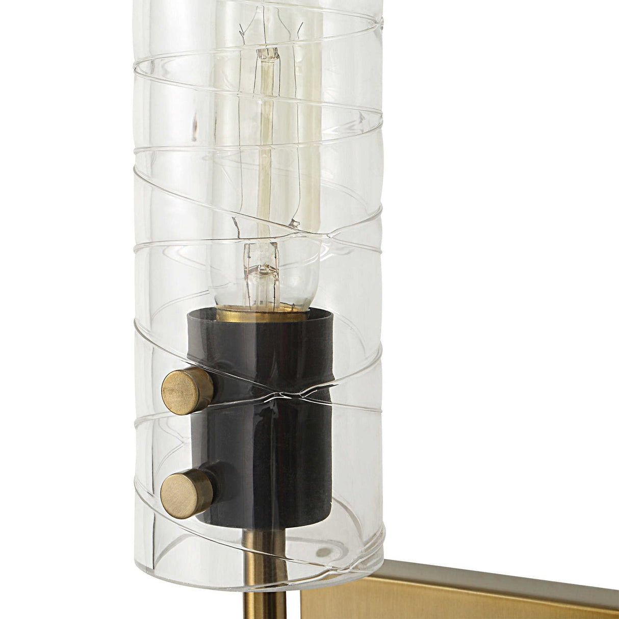Uttermost Telesto 1 Light Brass Sconce - Home Elegance USA