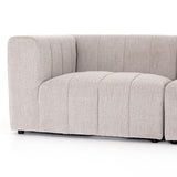 Four Hands Langham Channeled 3 Pc Sectional