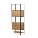 Four Hands Benji Bookcase With Upper Storage