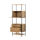 Four Hands Benji Bookcase With Upper Storage