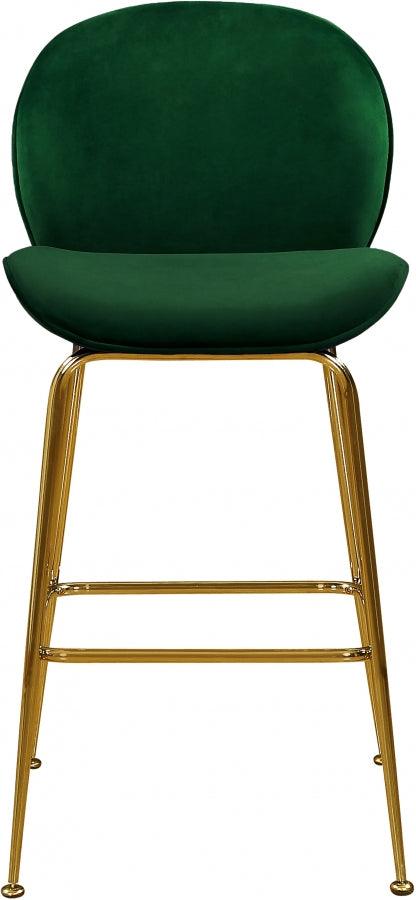 Meridian Furniture - Paris Counter Stool In Green (Set Of 2) - 787Green-C