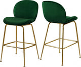 Meridian Furniture - Paris Counter Stool In Green (Set Of 2) - 787Green-C