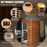 infrared sauna room single room