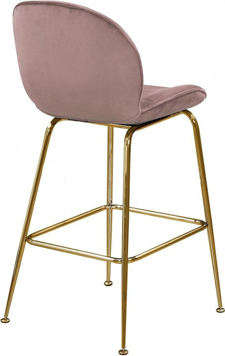 Meridian Furniture - Paris Counter Stool In Pink (Set Of 2) - 787Pink-C