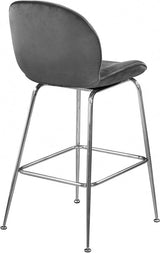 Meridian Furniture - Paris Counter Stool Set Of 2 In Grey - 788Grey-C