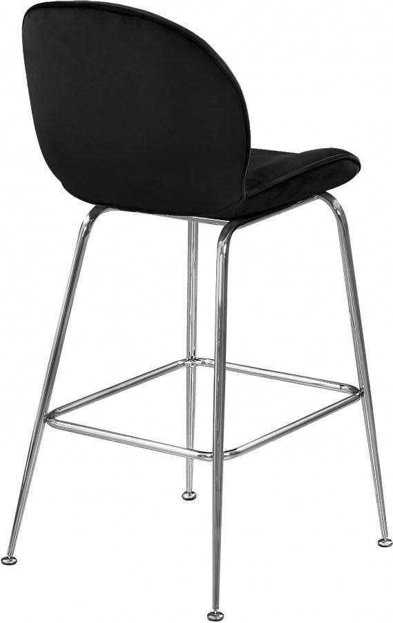 Meridian Furniture - Paris Counter Stool Set Of 2 In Black - 788Black-C