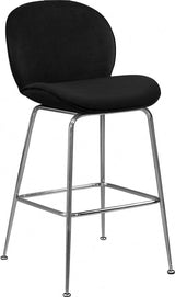 Meridian Furniture - Paris Counter Stool Set Of 2 In Black - 788Black-C