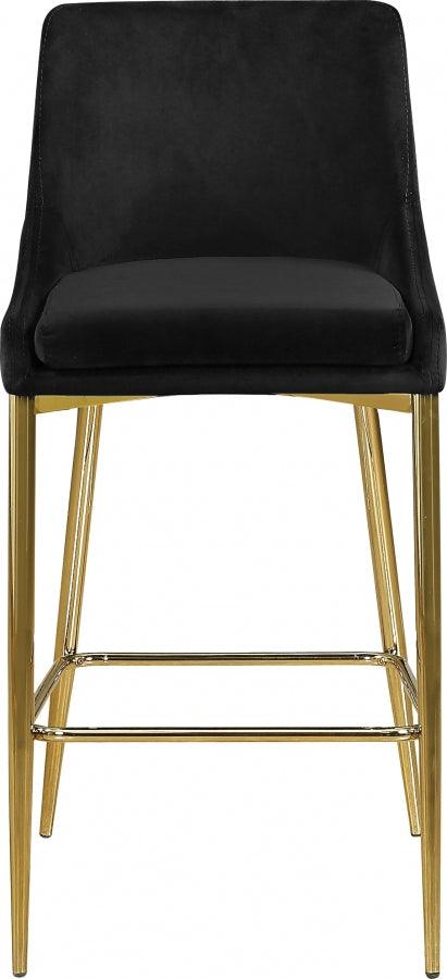 Meridian Furniture - Karina Counter Stool Set Of 2 In Black - 789Black-C