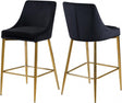 Karina Counter Stool Set Of 2 In Black - 789Black-C | Meridian