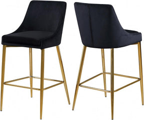 Karina Counter Stool Set Of 2 In Black - 789Black-C | Meridian