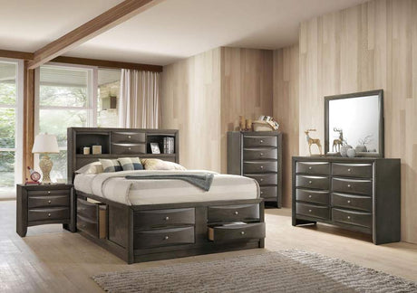 Acme Furniture - Ireland 5 Piece Full Bedroom Set in Gray Oak - 22710F-5SET