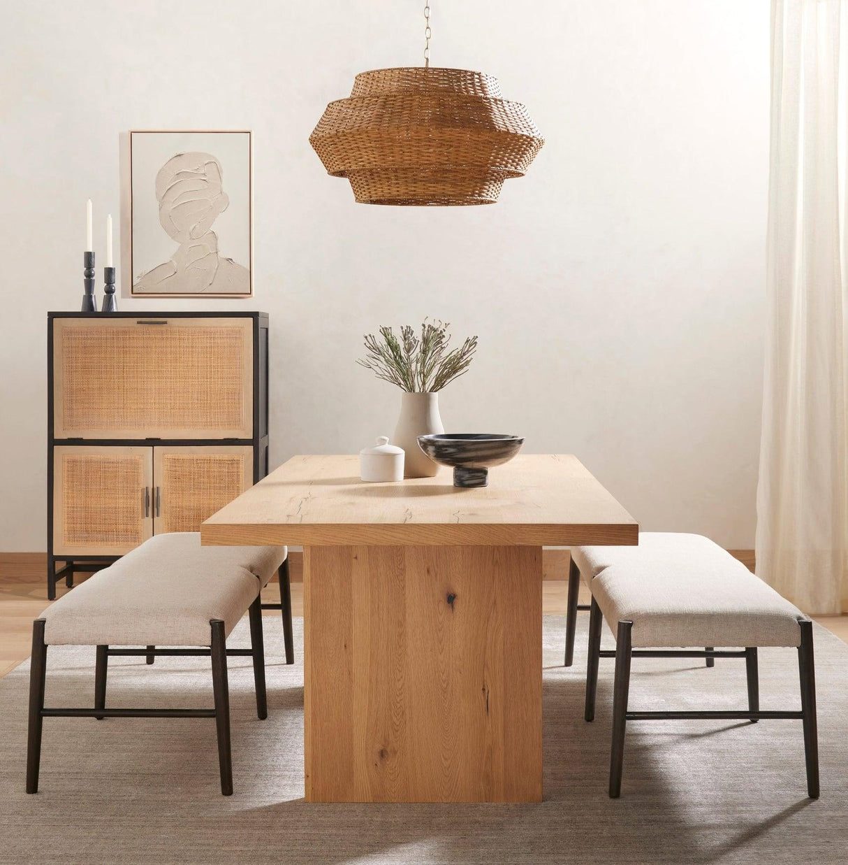 Four Hands Glenmore Backless Dining Bench
