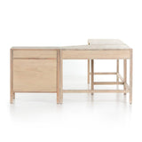 Four Hands Clarita Desk System With Filing Cabinet