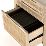 Four Hands Clarita Desk System With Filing Cabinet