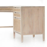 Four Hands Clarita Desk System With Filing Cabinet