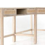 Four Hands Clarita Desk System With Filing Cabinet