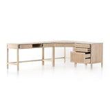 Four Hands Clarita Desk System With Filing Cabinet
