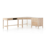 Four Hands Clarita Desk System With Filing Cabinet