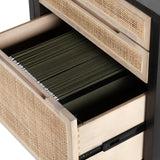 Four Hands Clarita Desk System With Filing Cabinet