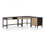 Four Hands Clarita Desk System With Filing Cabinet