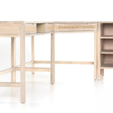 Four Hands Clarita Desk System With Filing Credenza