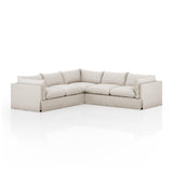 Four Hands Habitat 3 Pc Sectional